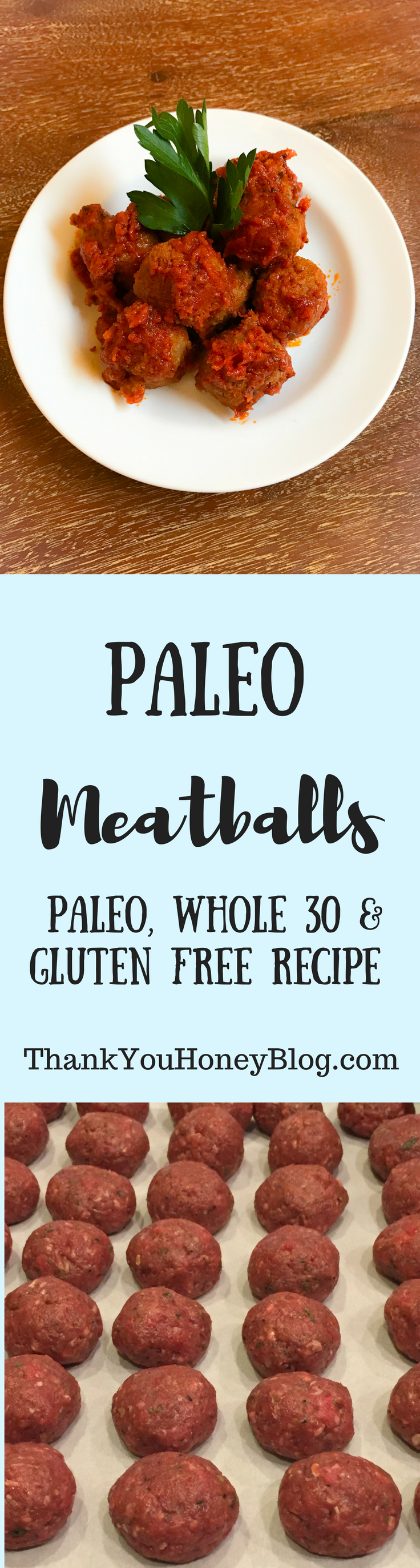 Paleo Meatballs, Paleo, Whole 30, and Gluten Free Recipe