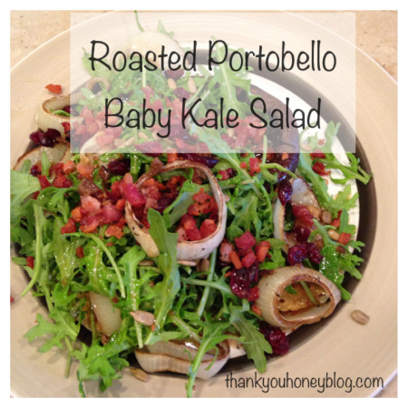 Portobello & Baby Kale Salad
