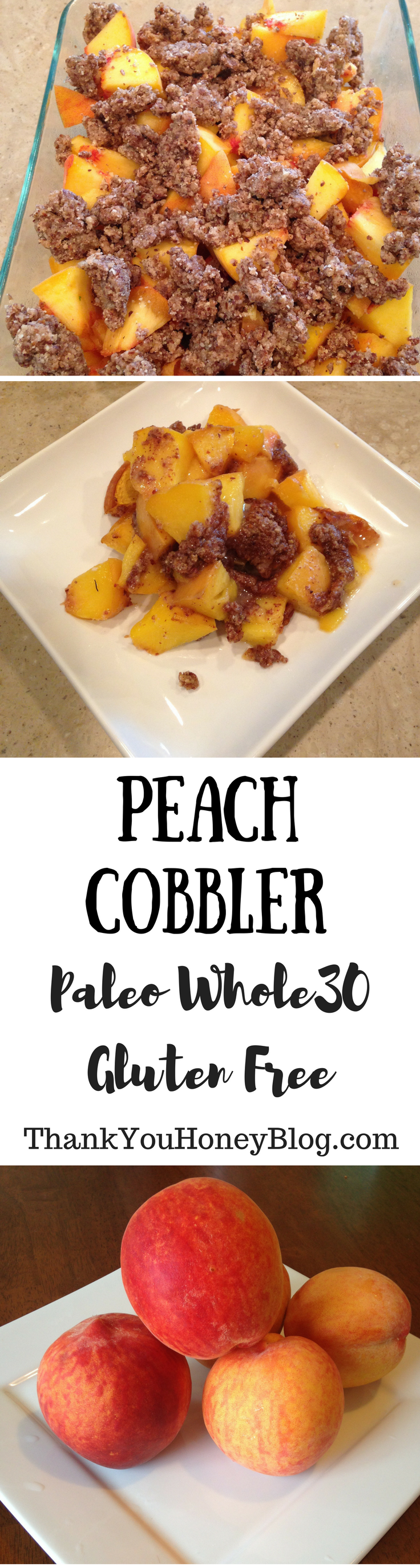 Paleo Peach Cobbler