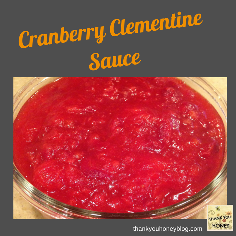 Cranberry & Clementine Sauce