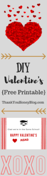 DIY Valentine's {Free Printables}