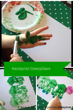 Handprint Caterpillars