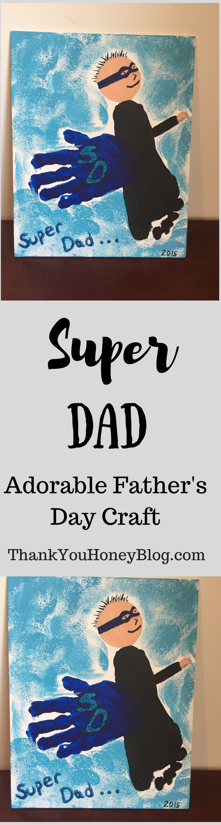 Super Dad Fathers Day Craft