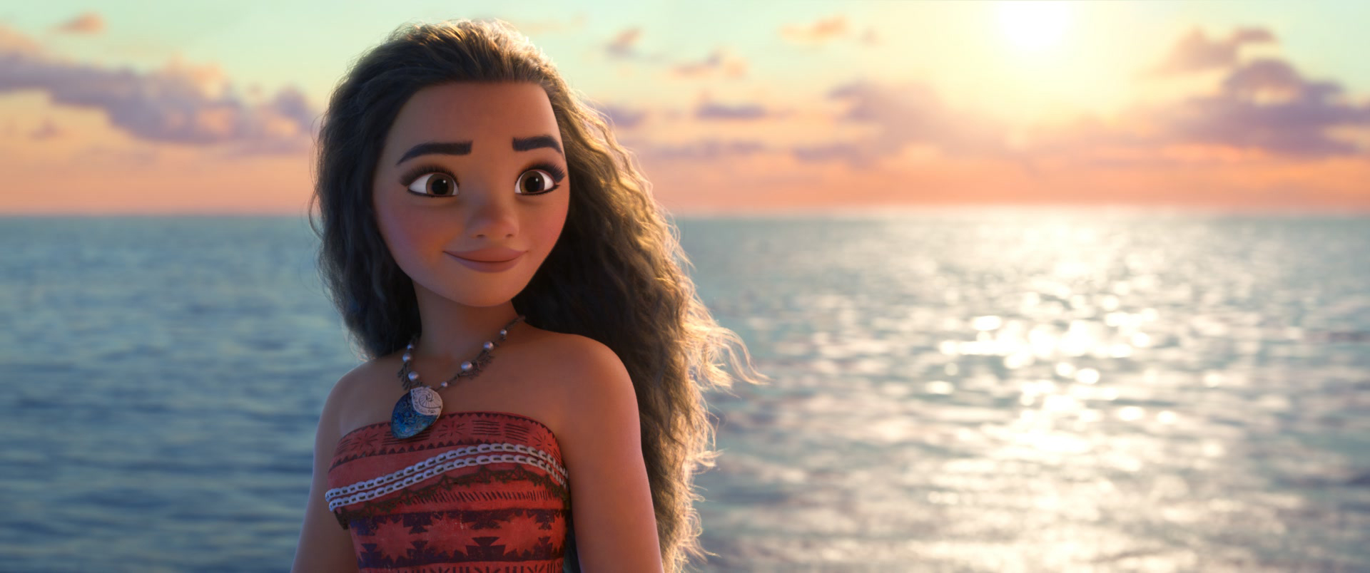 MOANA is an adventurous, tenacious and compassionate 16-year-old who sails out on a daring mission to save her people. Along the way, she discovers the one thing she's always sought: her own identity. Directed by the renowned filmmaking team of Ron Clements and John Musker (“The Little Mermaid,” “Aladdin,” “The Princess & the Frog”) and featuring newcomer Auli'I Cravalho as the voice of Moana, Walt Disney Animation Studios' “Moana” sails into U.S. theaters on Nov. 23, 2016. ©2016 Disney. All Rights Reserved.
