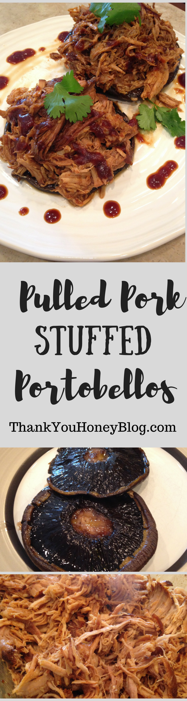 Pulled Pork Stuffed Portobellos