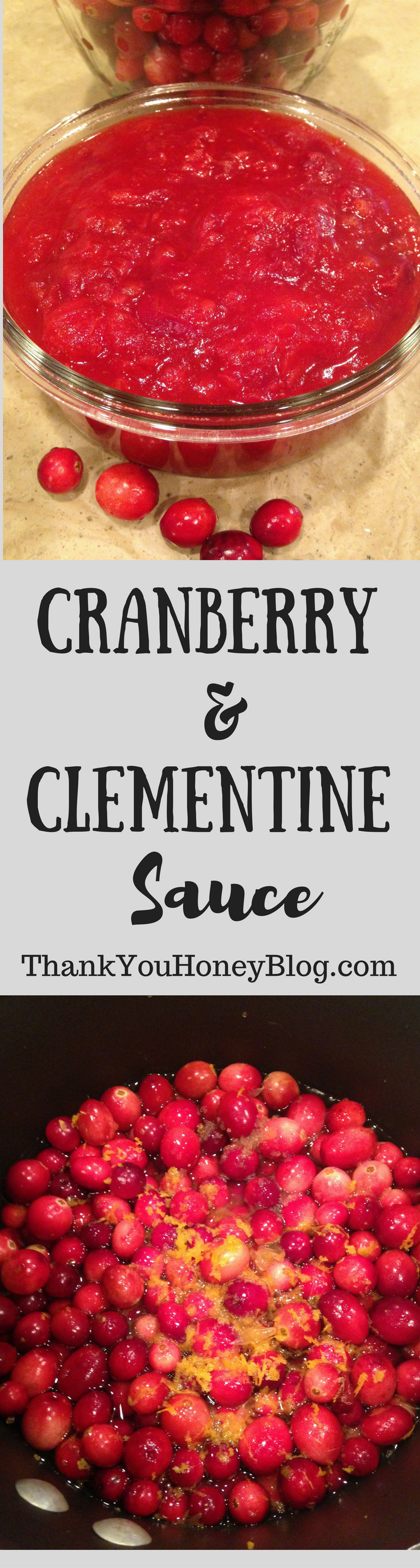 Cranberry & Clementine Sauce