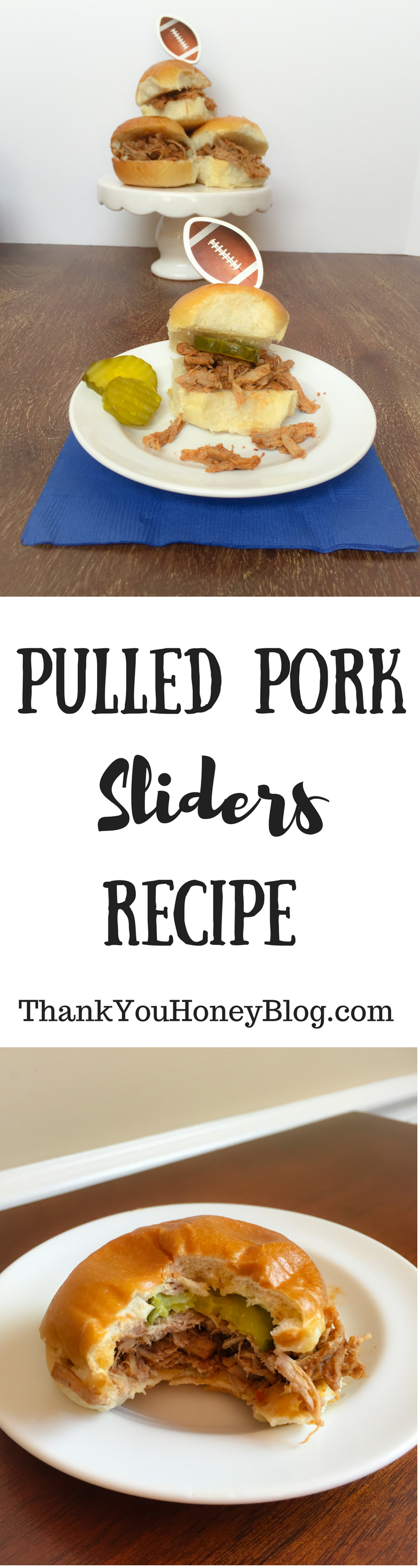 Pulled Pork Sliders Recipe #CollegeFootballChampSweeps #ad