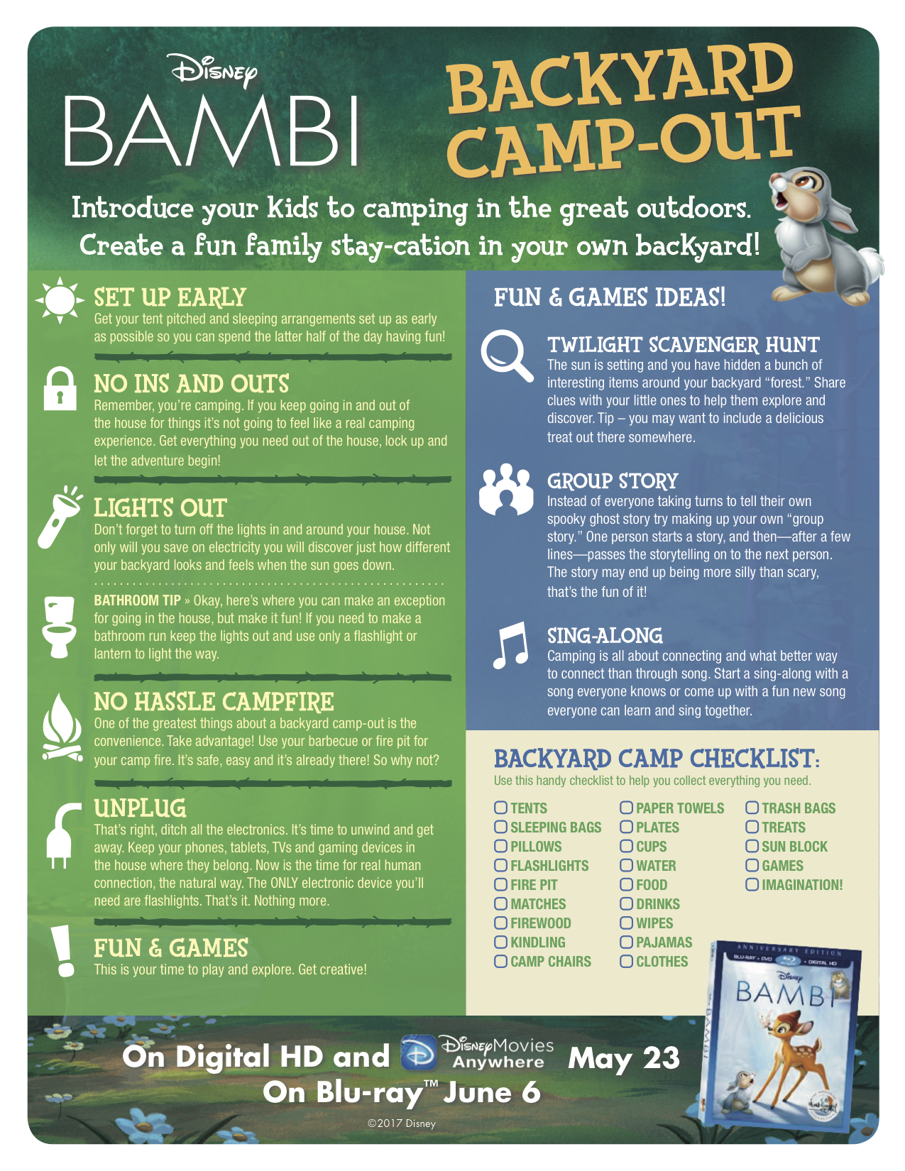 BAMBI Activities & Printables