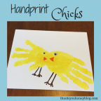 Handprint Chicks — Thank You Honey