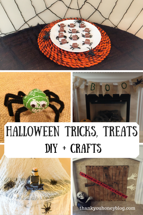 Halloween Tricks, Treats, DIY + Crafts 