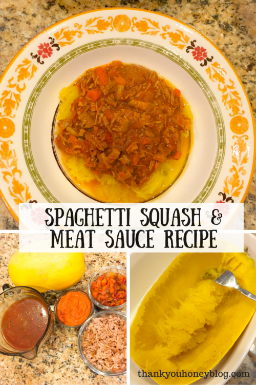 Spaghetti Squash & Meat Sauce Recipe