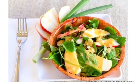 Apple Kale Salad With Peanut Dressing #StartWithJifPowder #ad