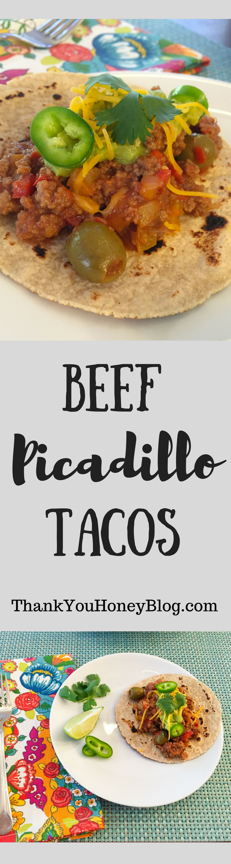Beef Picadillo Tacos