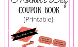 DIY Mother's Day Coupon Book {Printables}