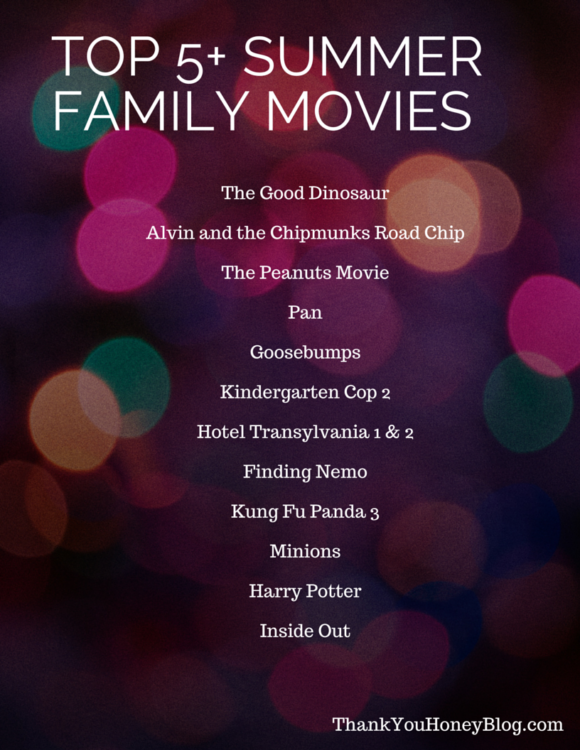 Top 5 Summer Family Movie #DataAndAMovie #ad https://thankyouhoneyblog.com