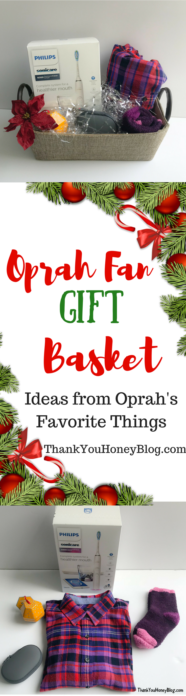 Oprah Fan Gift Basket #WorldsSmartestToothbrush #PhilipsSonicare #OprahsFavoriteThings #ad